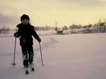 boy skiing - freerangestock.com