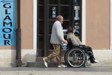 Wózek inwalidzki - zdjęcie partnera